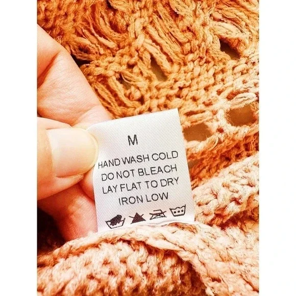 Boutique Brand Coral Chunky Cardigan Size M - Picture 9 of 11